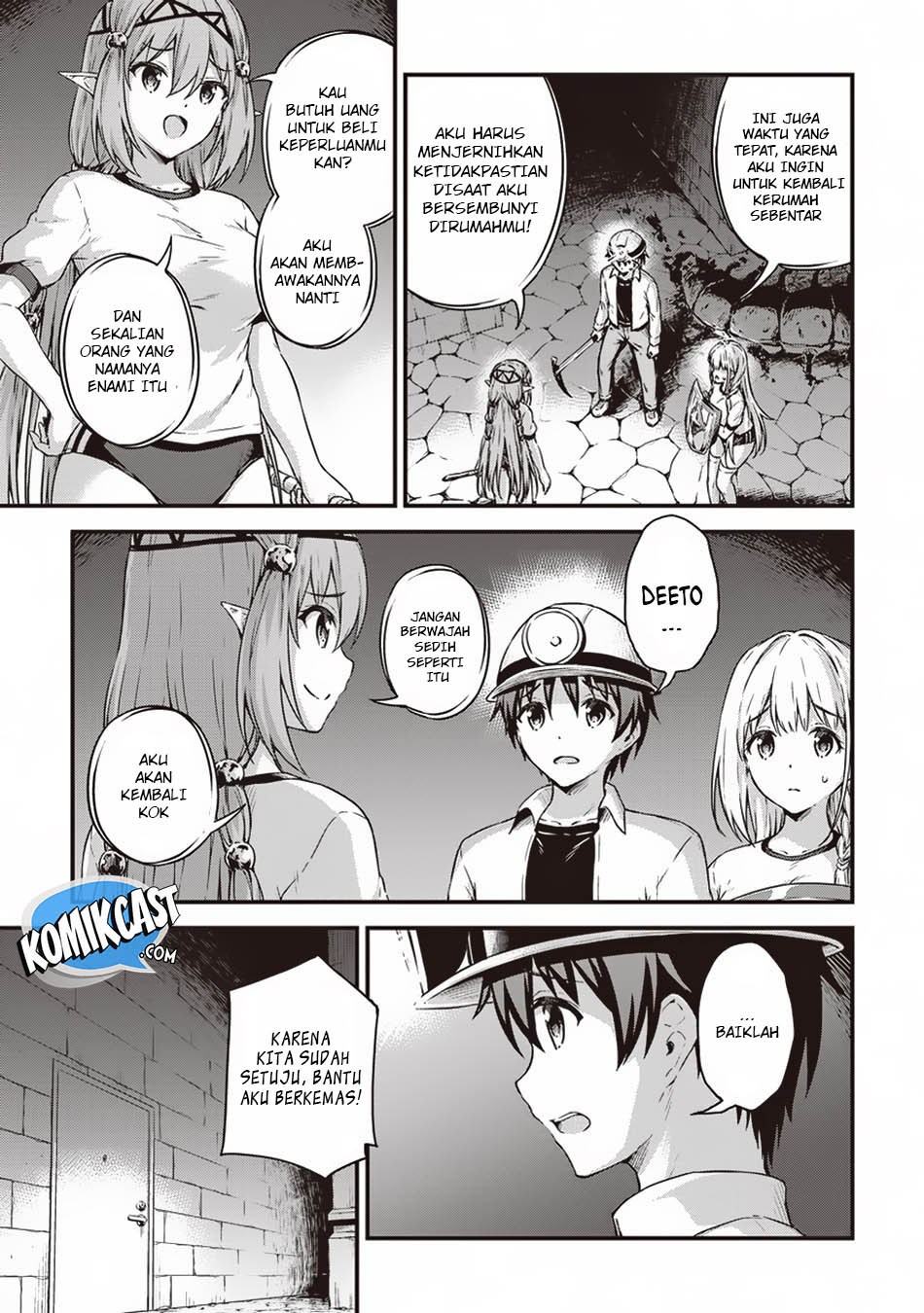 Boku no Heya ga Dungeon no Kyuukeijo ni Natteshimatta Ken Chapter 12 Bahasa Indonesia